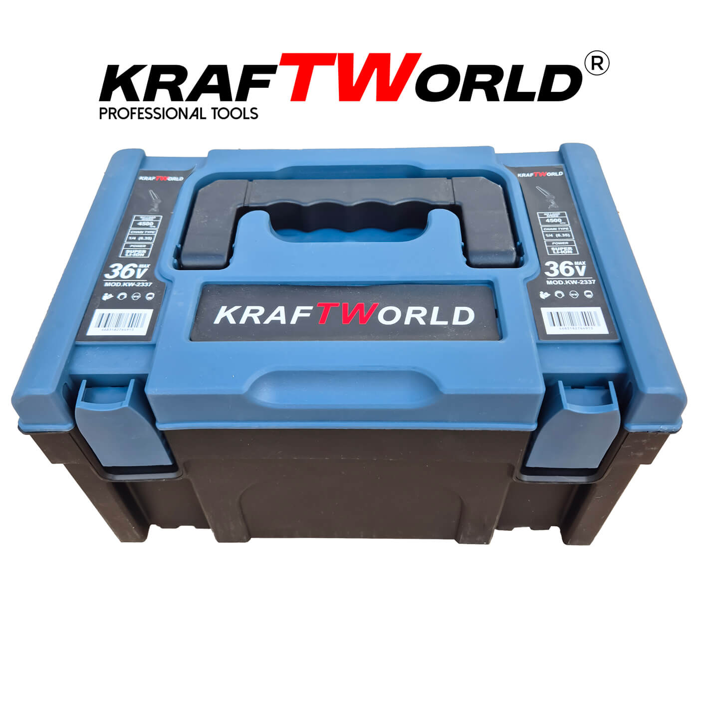Резачка за Клони KraftWorld с 2 Батерии 36V 8А с Автоматично Омасляване и Две Вериги ГРАДИНСКИ Резачка за Клони KraftWorld с 2 Батерии 36V 8А с Автоматично Омасляване и Две Вериги - Image 8