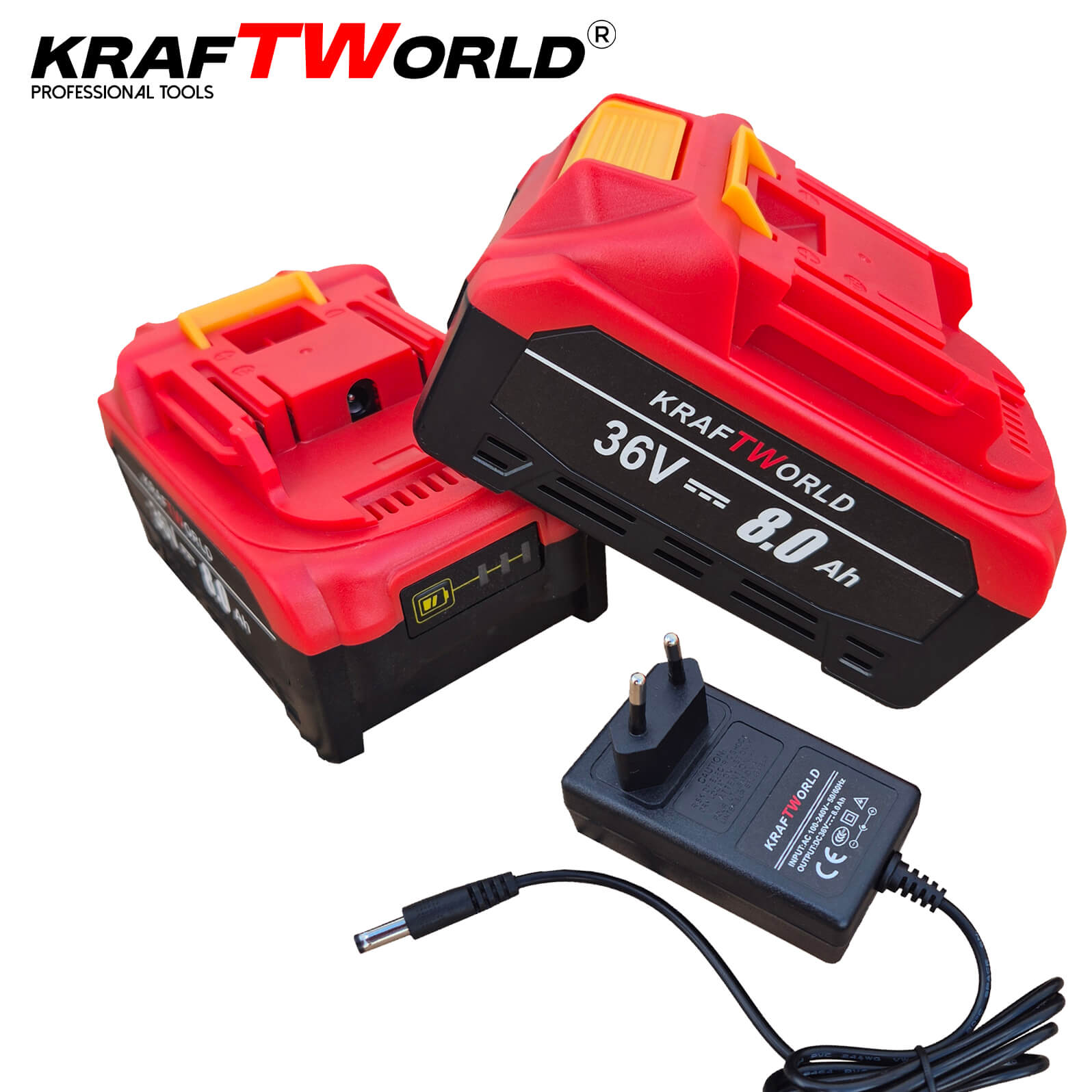 Резачка за Клони KraftWorld с 2 Батерии 36V 8А с Автоматично Омасляване и Две Вериги ГРАДИНСКИ Резачка за Клони KraftWorld с 2 Батерии 36V 8А с Автоматично Омасляване и Две Вериги - Image 7