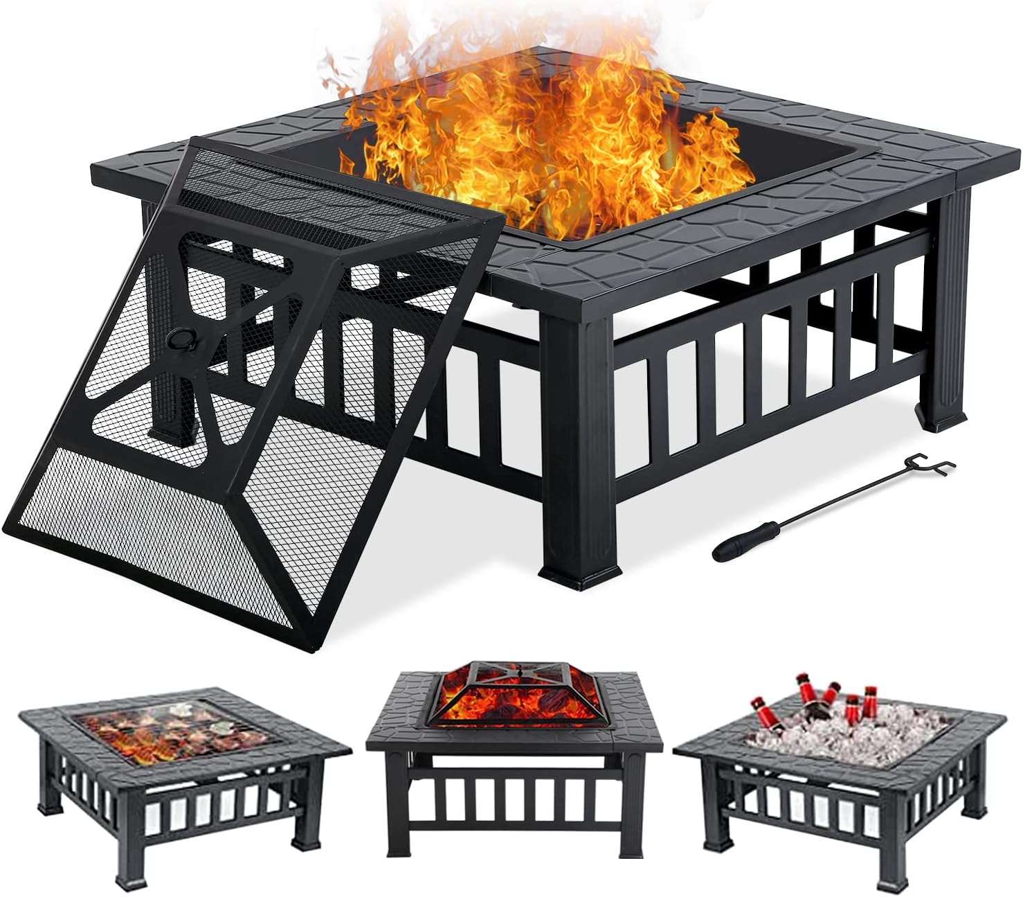 Градинска маса 3в1 KraftWorld Garden Line – BBQ, камина, ледарка ЗА ДОМА Градинска маса 3в1 KraftWorld Garden Line – BBQ, камина, ледарка - Image 5