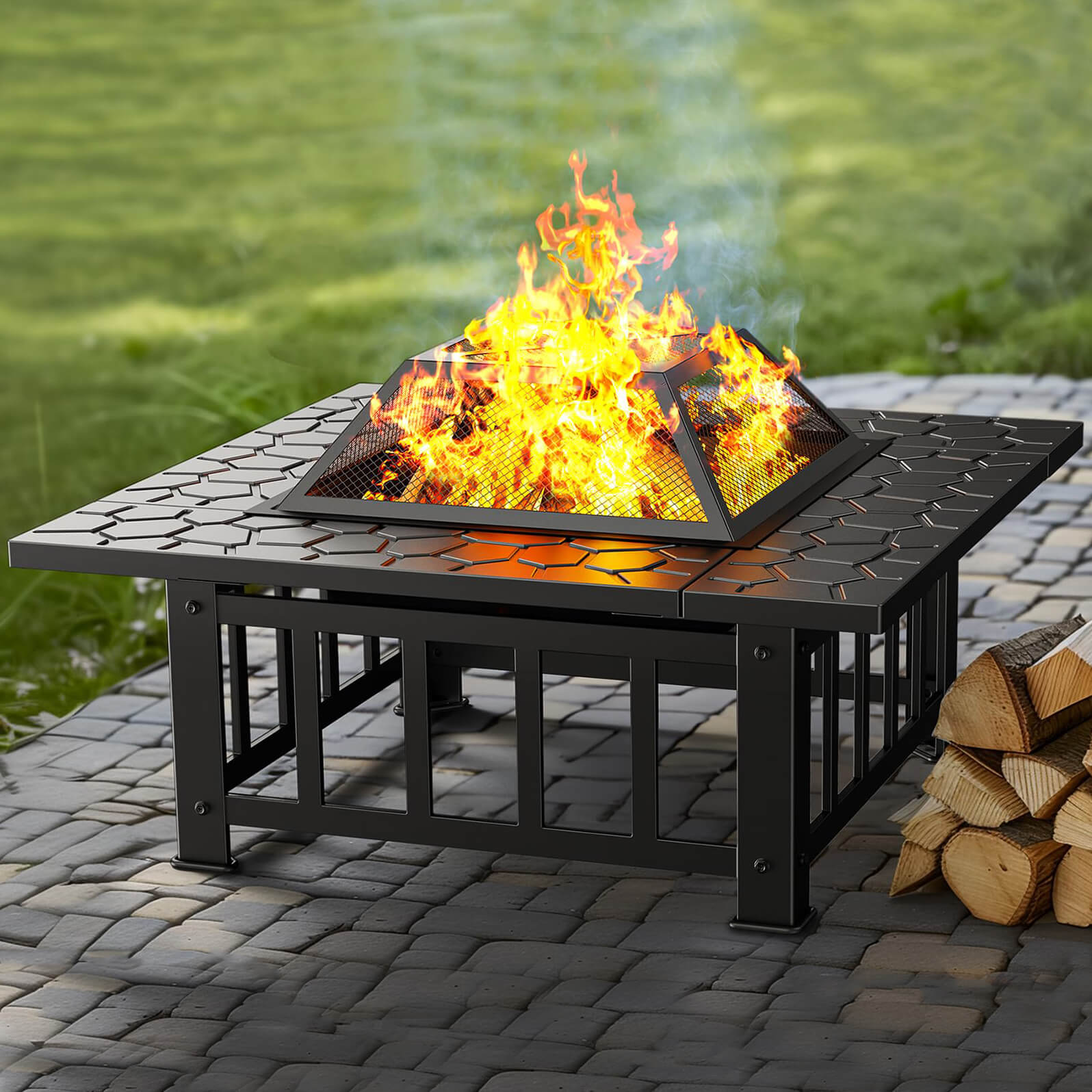 Градинска маса 3в1 KraftWorld Garden Line – BBQ, камина, ледарка ЗА ДОМА Градинска маса 3в1 KraftWorld Garden Line – BBQ, камина, ледарка - Image 4