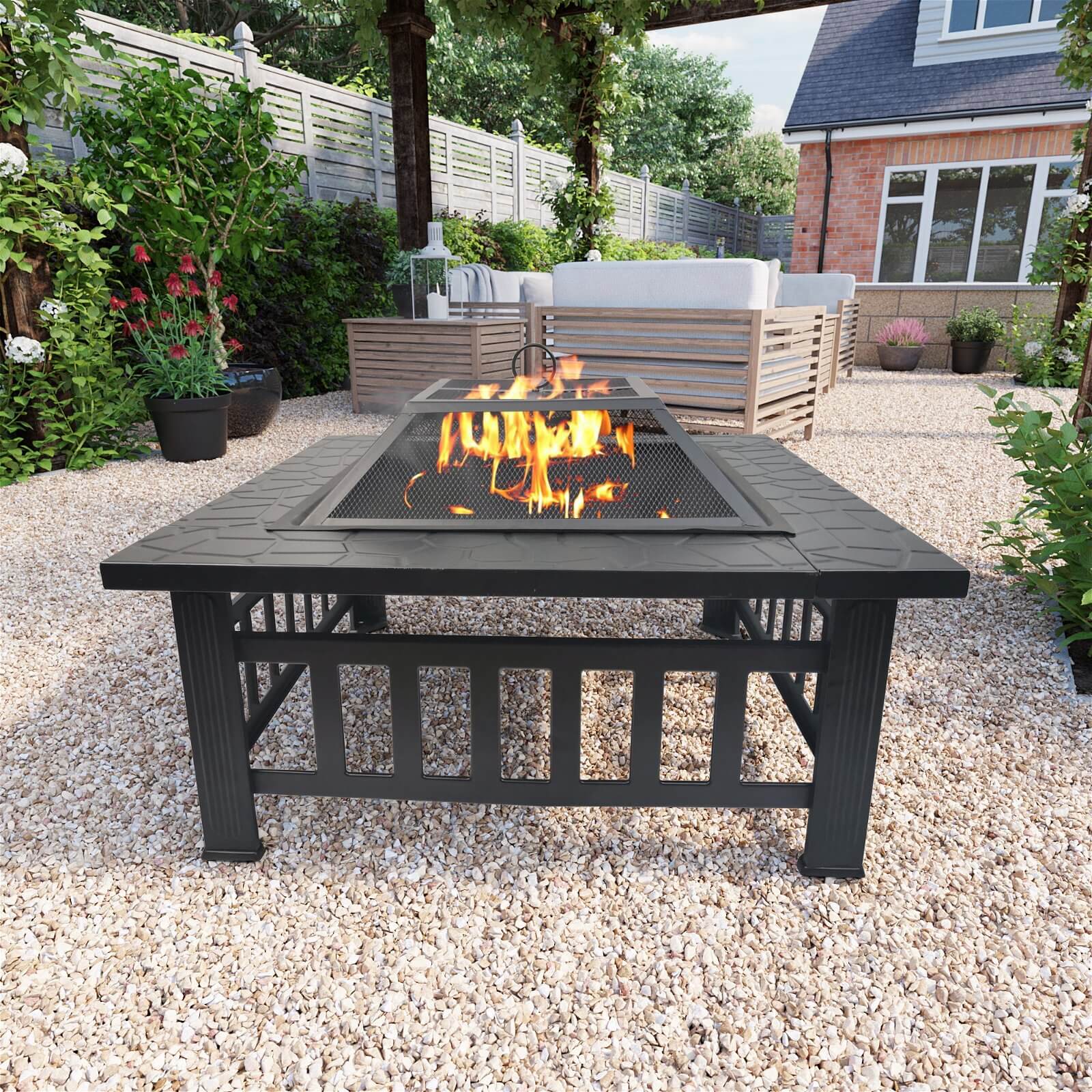 Градинска маса 3в1 KraftWorld Garden Line – BBQ, камина, ледарка ЗА ДОМА Градинска маса 3в1 KraftWorld Garden Line – BBQ, камина, ледарка - Image 3