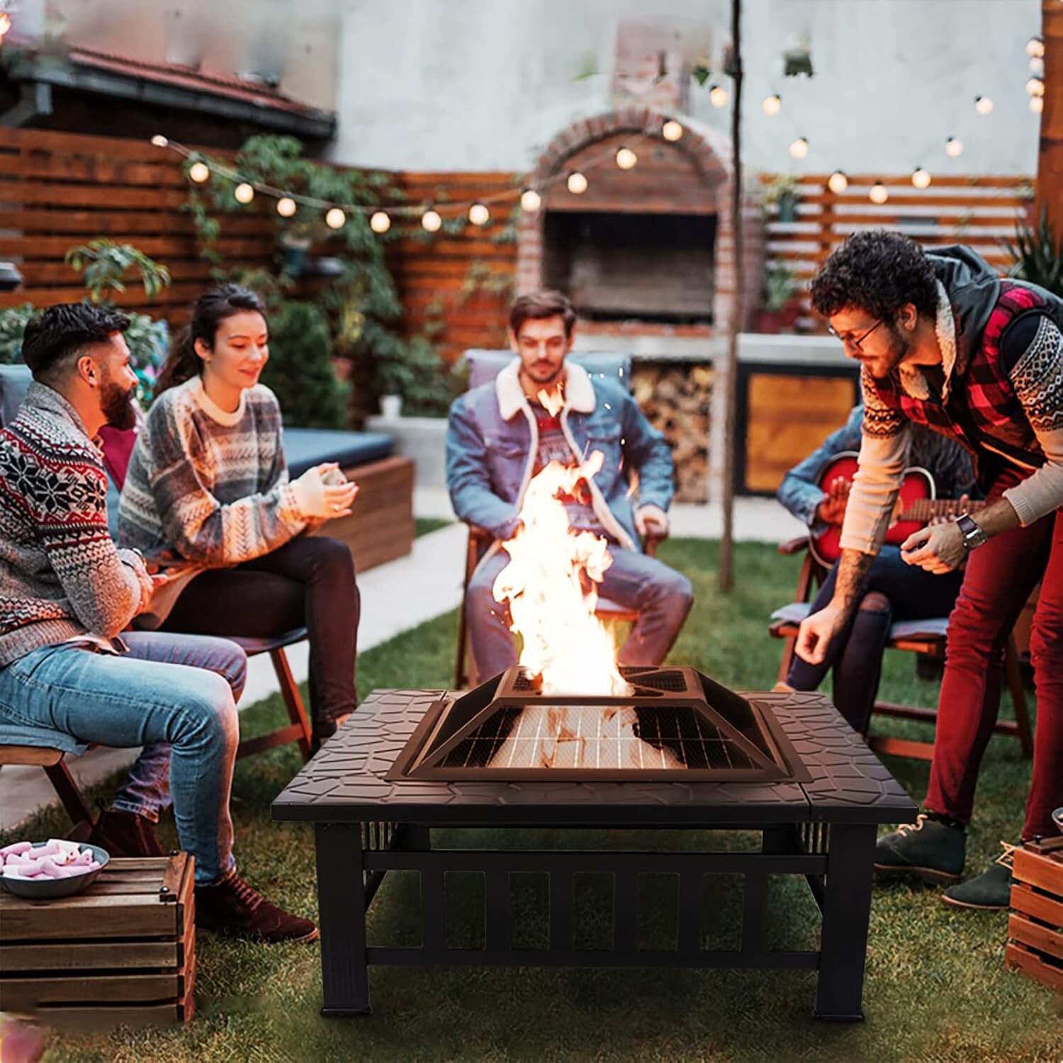 Градинска маса 3в1 KraftWorld Garden Line – BBQ, камина, ледарка ЗА ДОМА Градинска маса 3в1 KraftWorld Garden Line – BBQ, камина, ледарка - Image 13