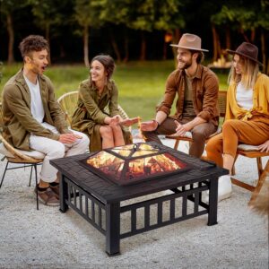 Alternative view of Градинска маса 3в1 KraftWorld Garden Line – BBQ, камина, ледарка