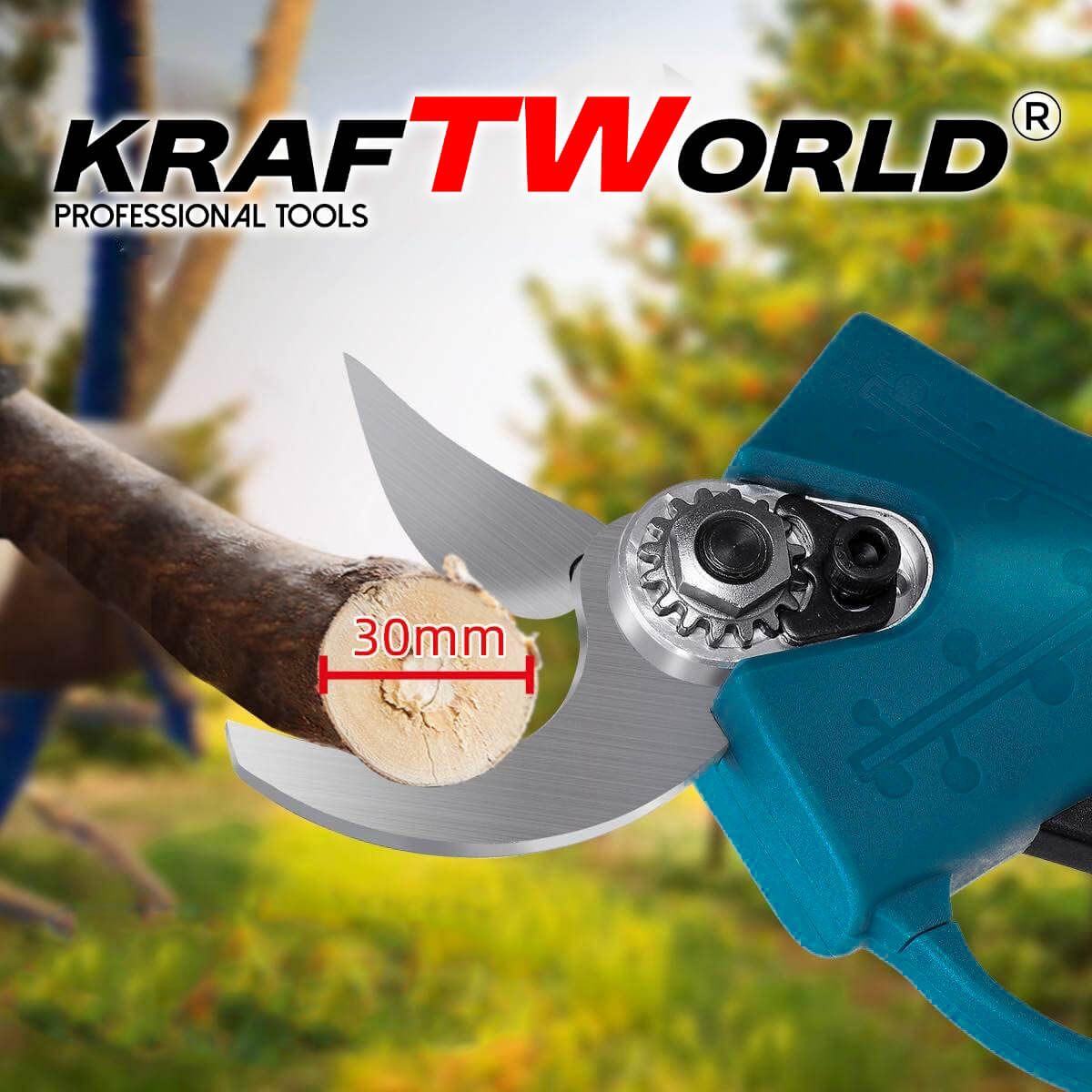 Комплект: Мини Резачка и Лозарска Ножица KraftWorldс 4бр батерии АКУМУЛАТОРНИ Комплект: Мини Резачка и Лозарска Ножица KraftWorldс 4бр батерии - Image 11