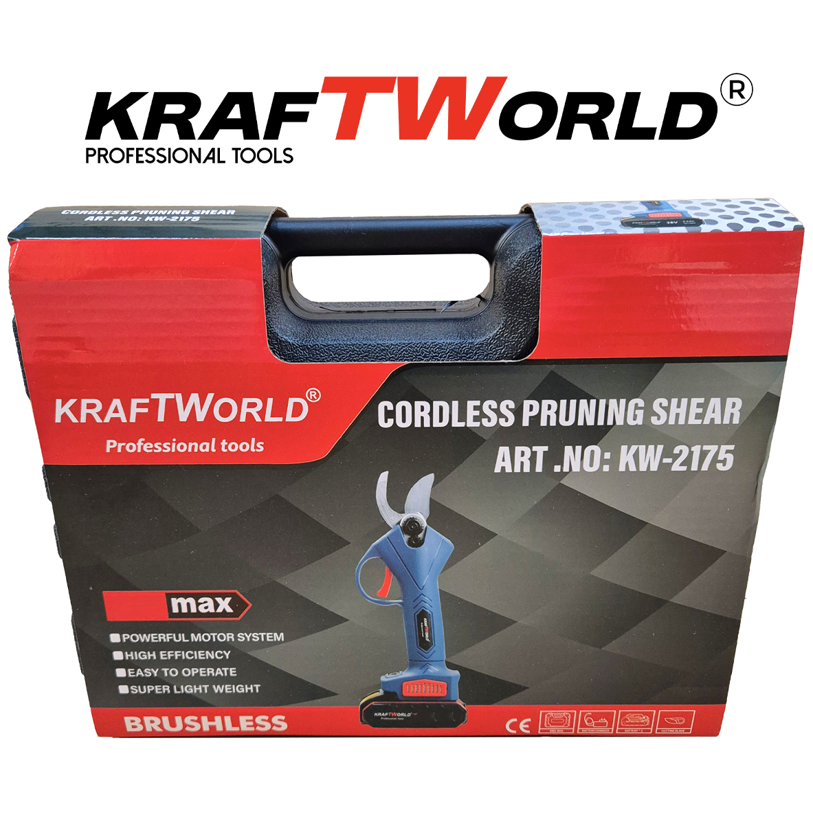 Комплект: Мини Резачка и Лозарска Ножица KraftWorld с 2бр батерии АКУМУЛАТОРНИ Комплект: Мини Резачка и Лозарска Ножица KraftWorld с 2бр батерии - Image 17