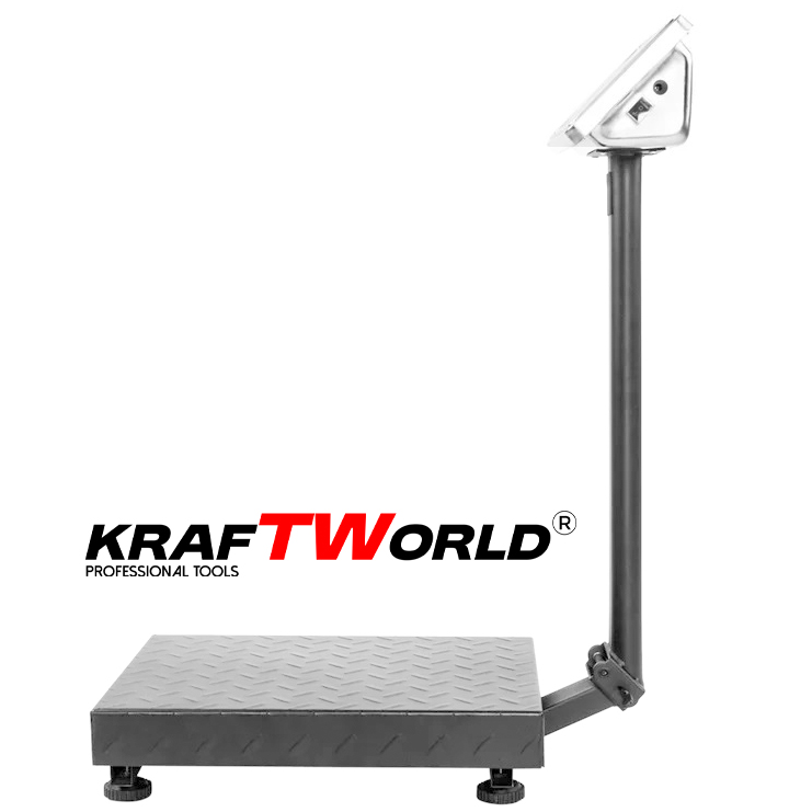 Електронен платформен кантар KraftWorld – до 100 кг, платформа 30×40см КАНТАРИ Електронен платформен кантар KraftWorld – до 100 кг, платформа 30x40см - Image 2
