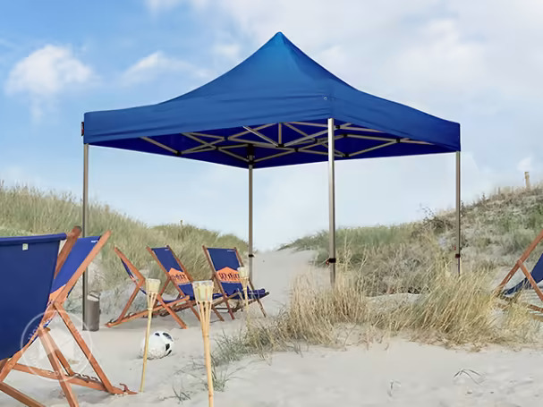 Градинска шатра тип „Хармоника“ 3×3м – UV и водоустойчива, сгъваема метална конструкция МЕБЕЛИ Градинска шатра тип „Хармоника“ 3x3м – UV и водоустойчива, сгъваема метална конструкция - Image 2