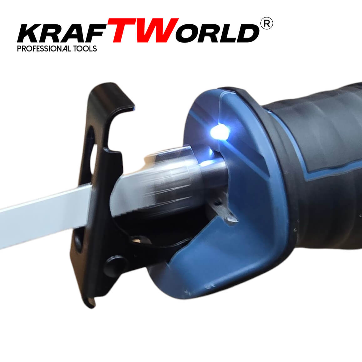 Професионален Акумулаторен Саблен Трион KraftWorld + 3 ножчета АКУМУЛАТОРНИ Професионален Акумулаторен Саблен Трион KraftWorld + 3 ножчета - Image 6