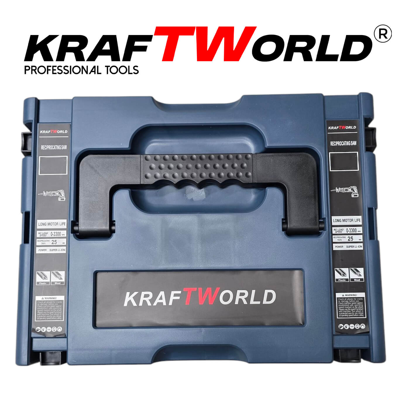Професионален Акумулаторен Саблен Трион KraftWorld + 3 ножчета АКУМУЛАТОРНИ Професионален Акумулаторен Саблен Трион KraftWorld + 3 ножчета - Image 8
