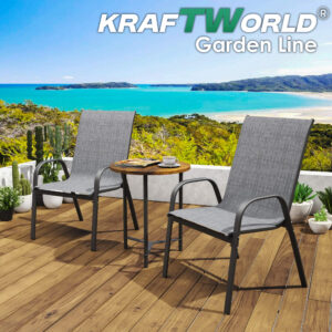 Alternative view of Градински Стол Capri – Kraftworld Gardenline - с Метална рамка и Дишаща материя