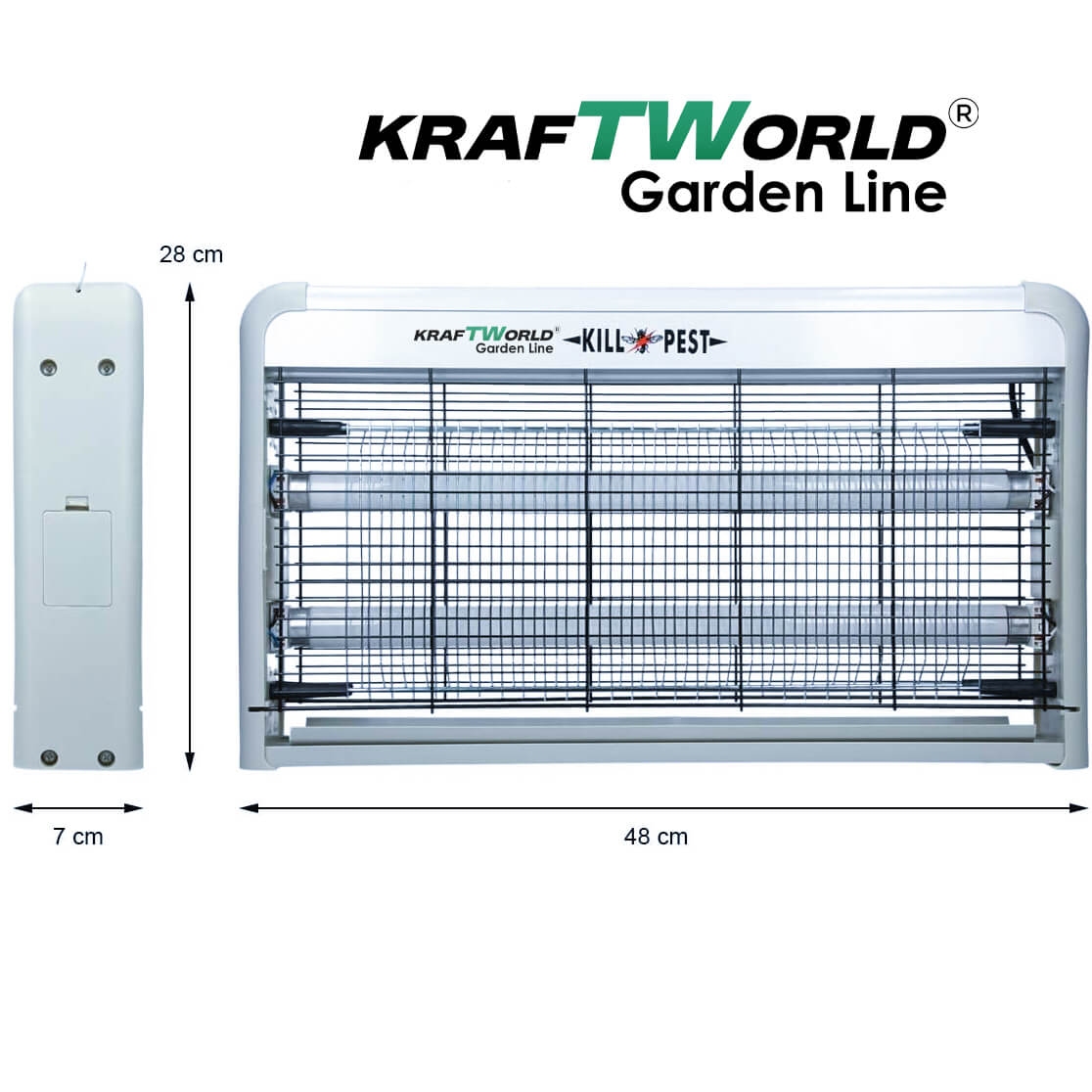UV Лампа против насекоми KraftWorld 2x20W – Защита от комари до 80 м² ЗА ДОМА UV Лампа против насекоми KraftWorld 2x20W – Защита от комари до 80 м² - Image 6