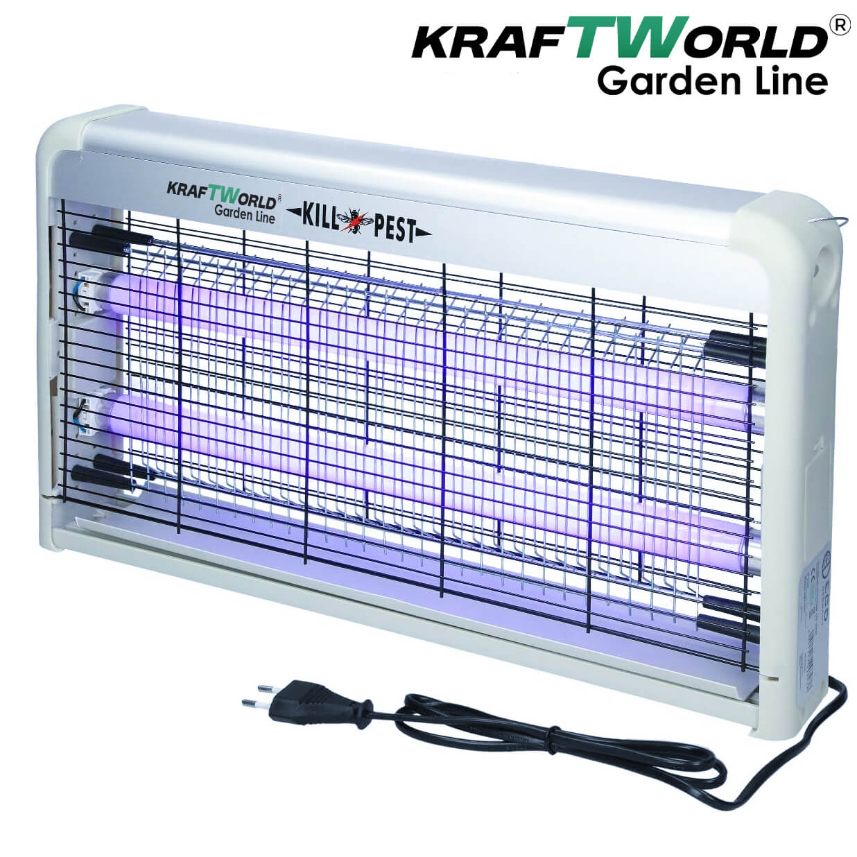 UV Лампа против насекоми KraftWorld 2x30W – Защита от комари до 100 м² ЗА ДОМА UV Лампа против насекоми KraftWorld 2x30W – Защита от комари до 100 м² - Image 3