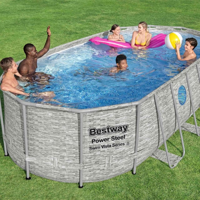 Голям Сглобяем Басейн 427X250X100CM BESTWAY 56714 Басейни Голям Сглобяем Басейн 427X250X100CM BESTWAY 56714 - Image 3