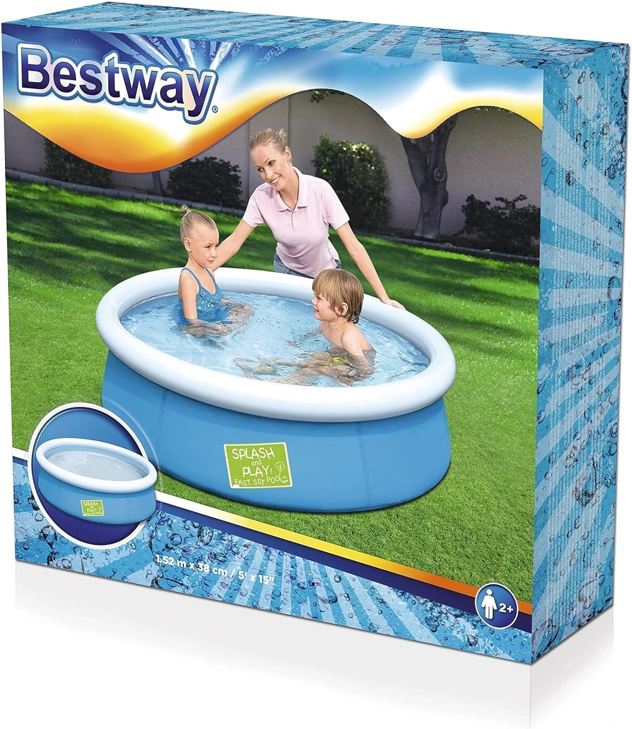 Басейн Детски Надуваем 152×38см Bestway 57241 Splash and Play Басейни Басейн Детски Надуваем 152×38см Bestway 57241 Splash and Play - Image 4