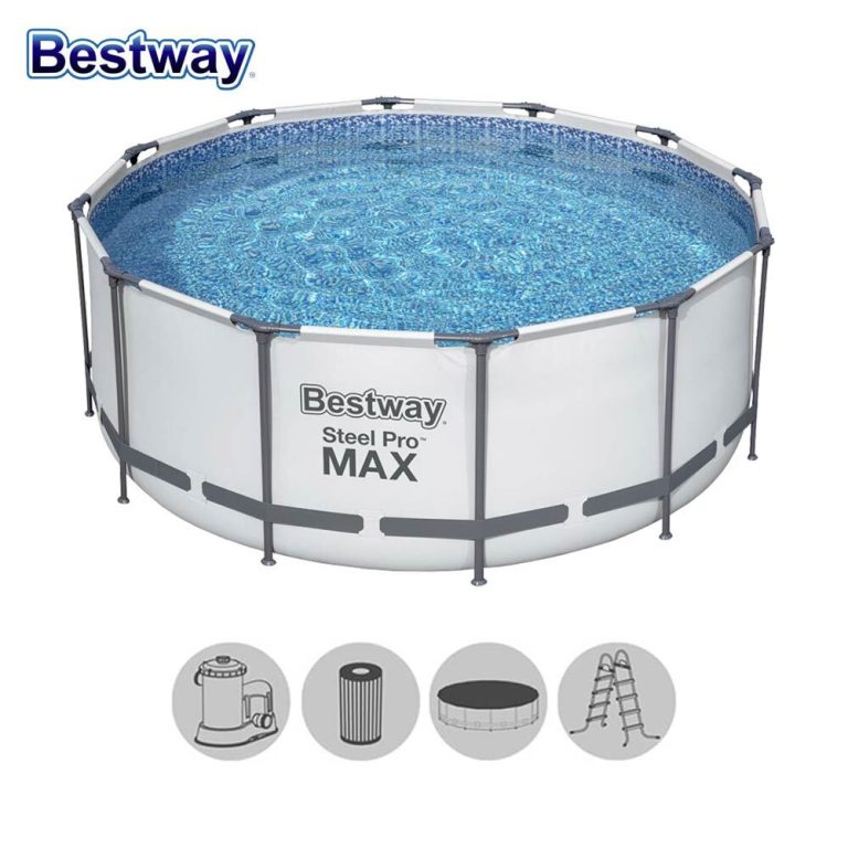 Сглобяем Басейн Bestway 56950 Steel Pro Max с филтърна помпа 427×107см Басейни Сглобяем Басейн Bestway 56950 Steel Pro Max с филтърна помпа 427×107см - Image 2