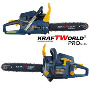Alternative view of Бензинов Резачка Трион KraftWorld 72cc 40см Верига с Автоматично Омасляване и Антивибрационна Система