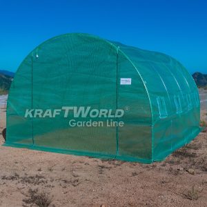Alternative view of Премиум Тунелна Оранжерия 4×3×2м – Парник с армиран PE UV4, стоманени тръби Ф25 мм