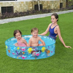 Кръгъл детски басейн Bestway 55028 Fill-N-Fun – 122 см, 277 л