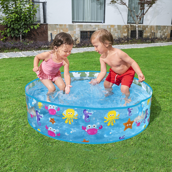 Кръгъл детски басейн Bestway 55028 Fill-N-Fun – 122 см, 277 л Басейни Кръгъл детски басейн Bestway 55028 Fill-N-Fun – 122 см, 277 л - Image 2