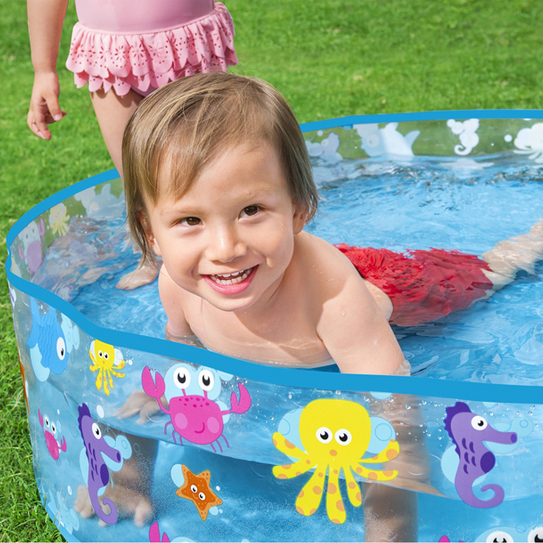 Кръгъл детски басейн Bestway 55028 Fill-N-Fun – 122 см, 277 л Басейни Кръгъл детски басейн Bestway 55028 Fill-N-Fun – 122 см, 277 л - Image 4