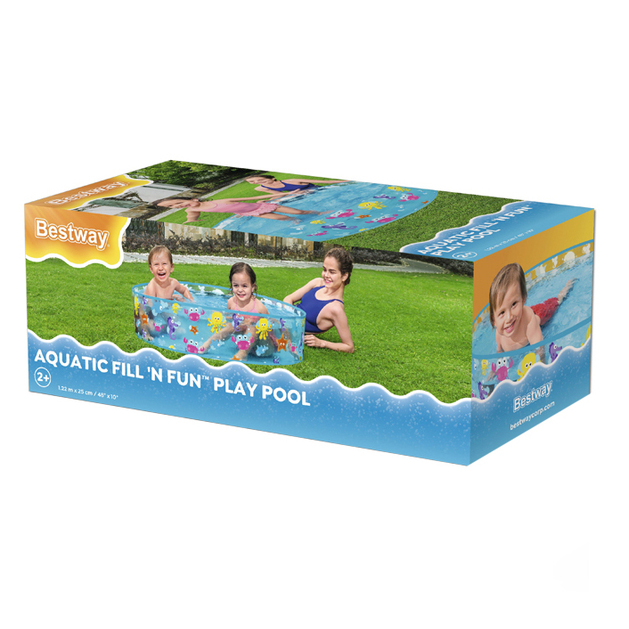 Кръгъл детски басейн Bestway 55028 Fill-N-Fun – 122 см, 277 л Басейни Кръгъл детски басейн Bestway 55028 Fill-N-Fun – 122 см, 277 л - Image 9